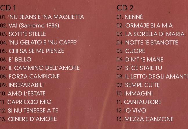 D'Angelo Nino - Il Meglio Di Nino D'Angelo Cd 8044291071327