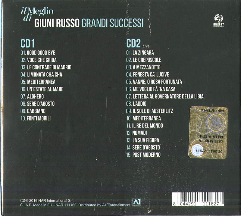 Russo Giuni - Il Meglio Di Giuni Russo CD 8044291111627