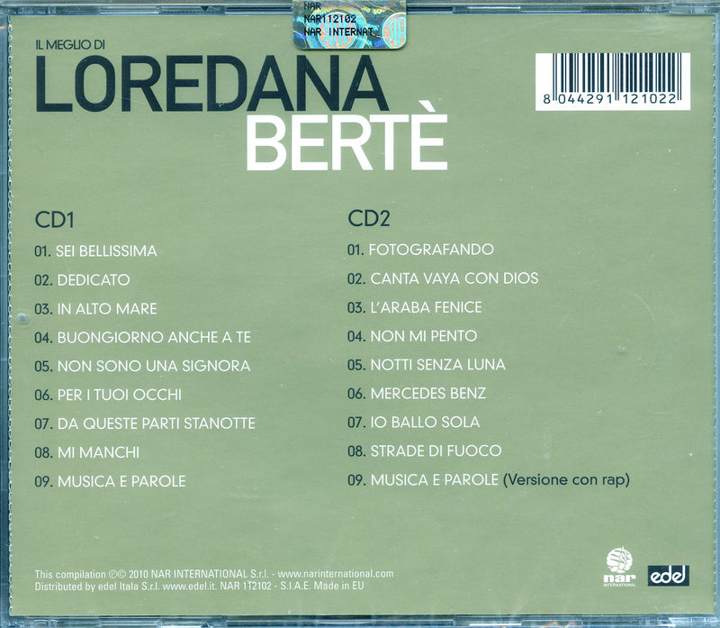 Berte' Loredana - Il Meglio Di Loredana Berte Cd 8044291121022