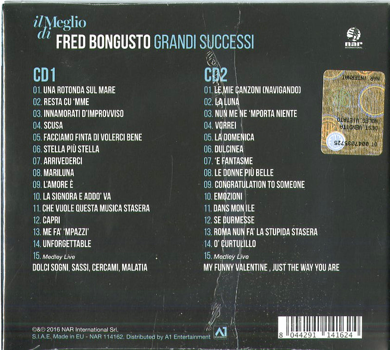 Bongusto Fred - Il Meglio Di Fred Bongusto Cd 8044291141624