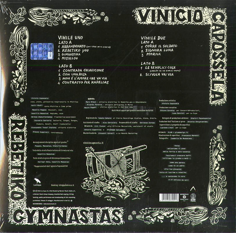 Capossela Vinicio - Rebetiko Gymnastas (2Lp X 180Gr.Limited Edt.) Lp 8051040720016