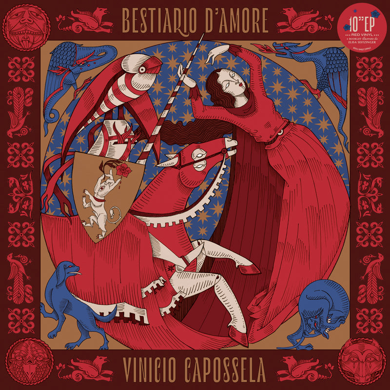 Capossela Vinicio - Bestiario D'Amore (10" Ep) (Red Vynil) Lp 8051040729941