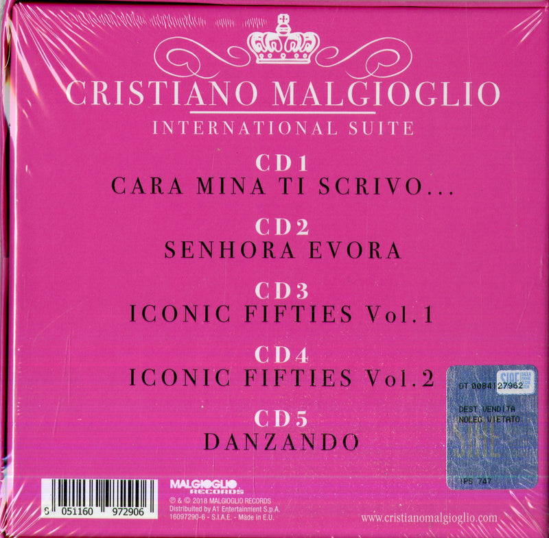 Malgioglio Cristiano - International Suite (Box 5 Cd) Cd 8051160972906