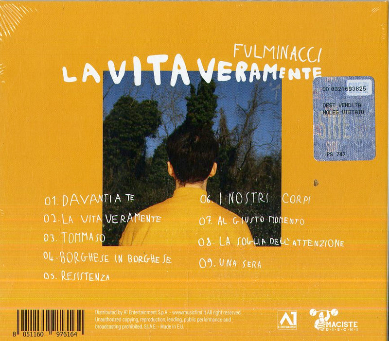 Fulminacci - La Vita Veramente (Digipack) Cd 8051160976164