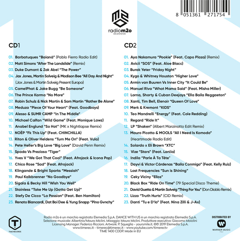 Compilation - M2O Presenta Dance With Us CD 8051361271754