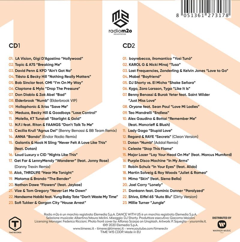 Compilation - M2O Presenta Dance With Us Vol.2 Cd 8051361273178