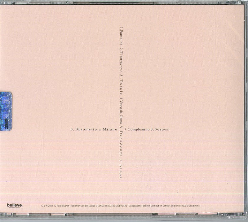 Colapesce - Infedele Cd 8051411742890