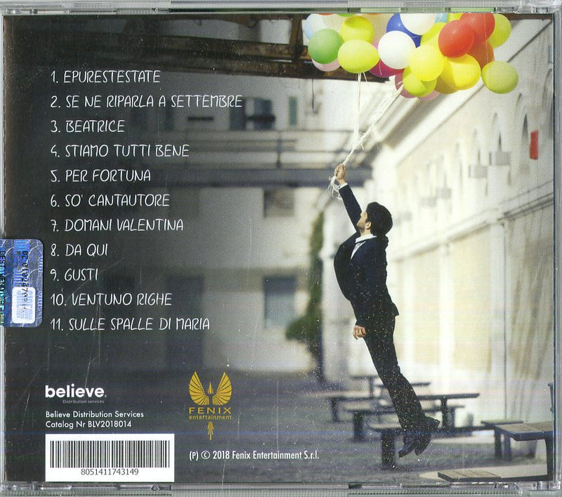 Mirkoeilcane - Secondo Me Cd 8051411743149
