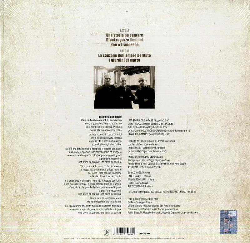 Ruggeri Enrico - Un Storia Da Cantare Vinile LP - Vinyl record 8051411744139