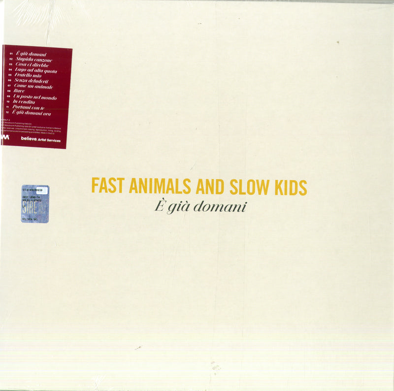 Fast Animals And Slow Kids - Ãˆ GiÃ  Domani (Vinyl Blu Marmorizzato Limited Edt) Lp 8051411745419