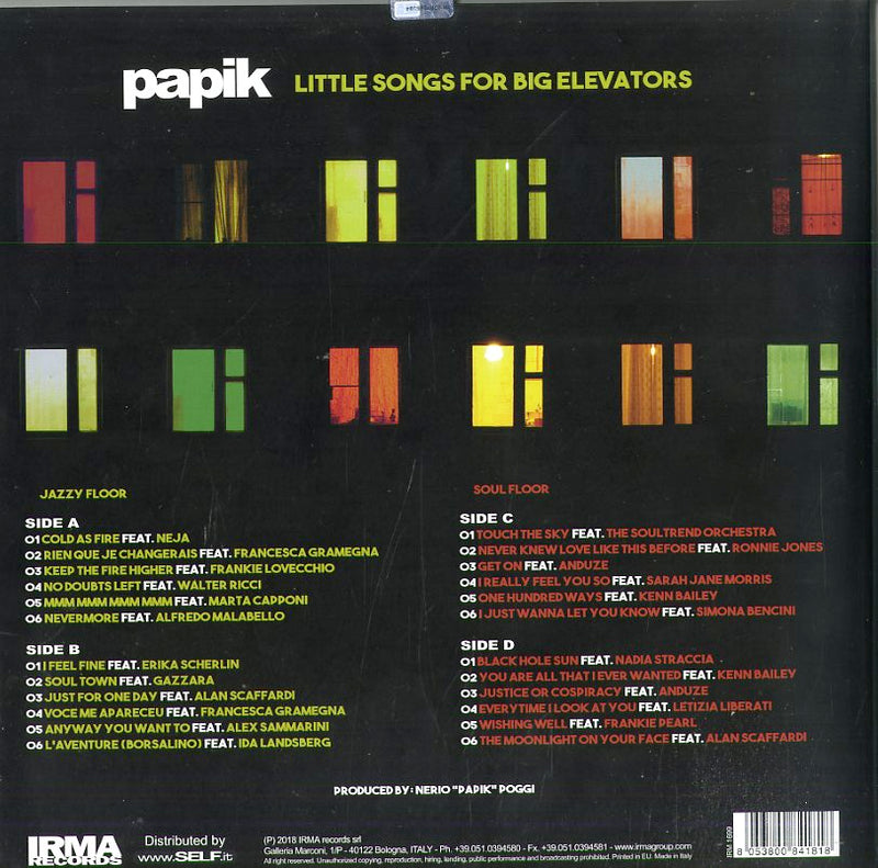 Papik - Songs For Big Elevators Lp 8053800841818