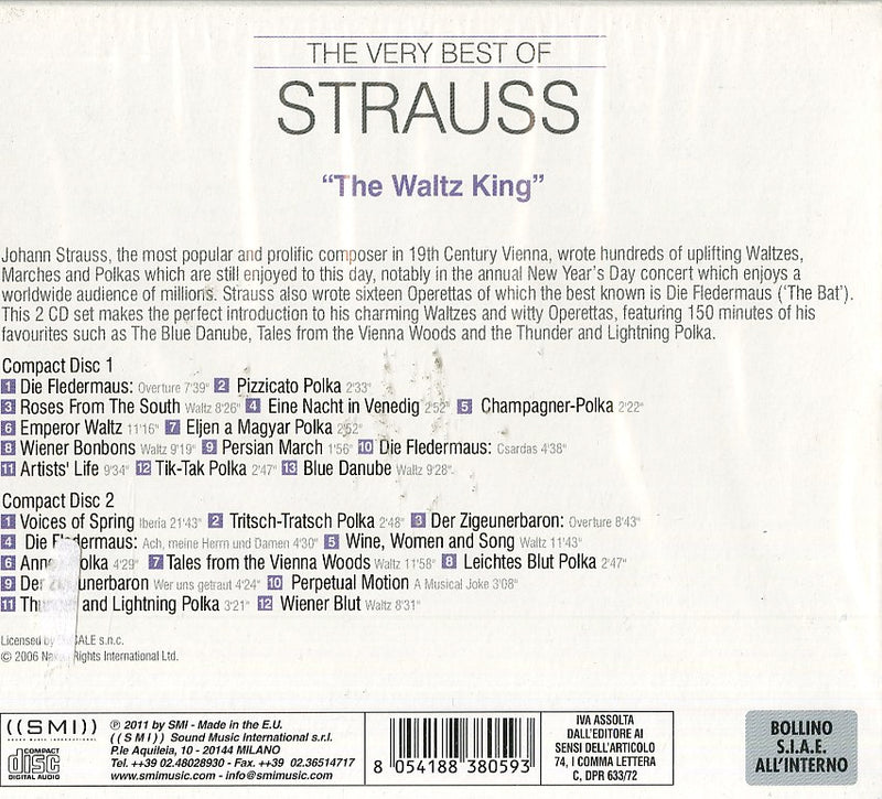 Strauss Johann - The Very Best Of CD 8054188380593