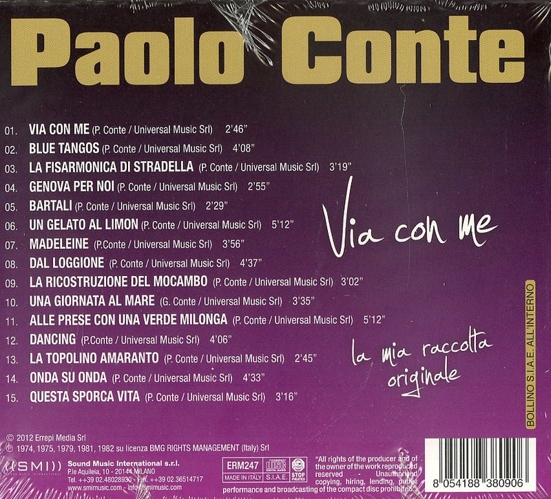 Conte Paolo - Via Con Me Cd 8054188380906