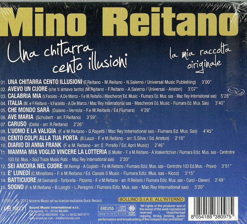 Reitano Mino - Una Chitarra Cento Illusioni CD 8054188380975