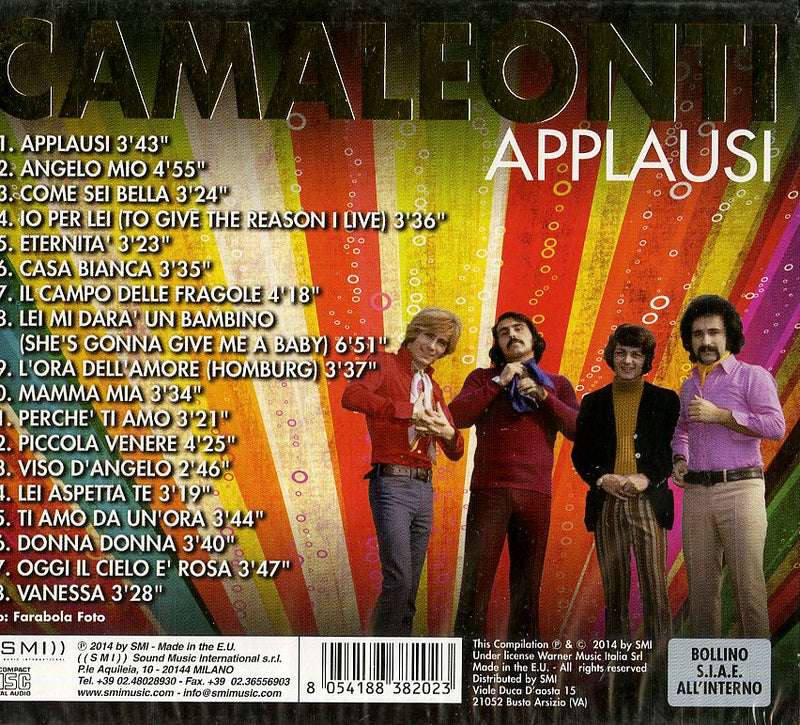 Camaleonti - Applausi (Best) Cd 8054188382023