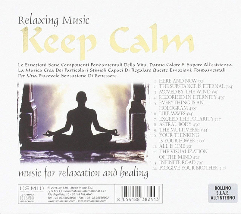 Compilation - Relaxing Music, Keep Calm Cd 8054188382443