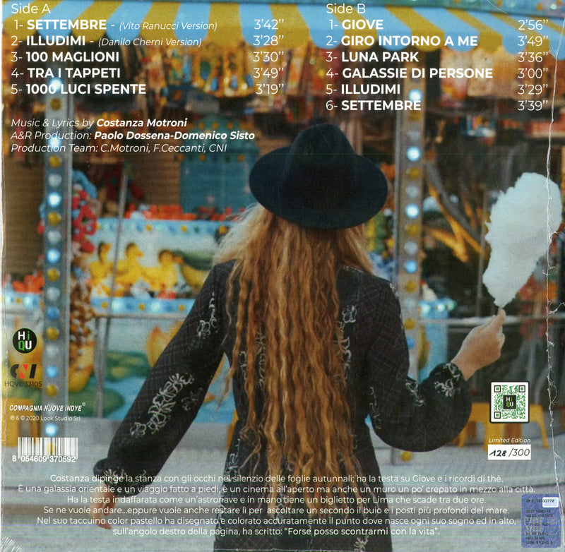 Costanza - A Piedi Nudi (Vinile Numerato) Lp 8054609370592