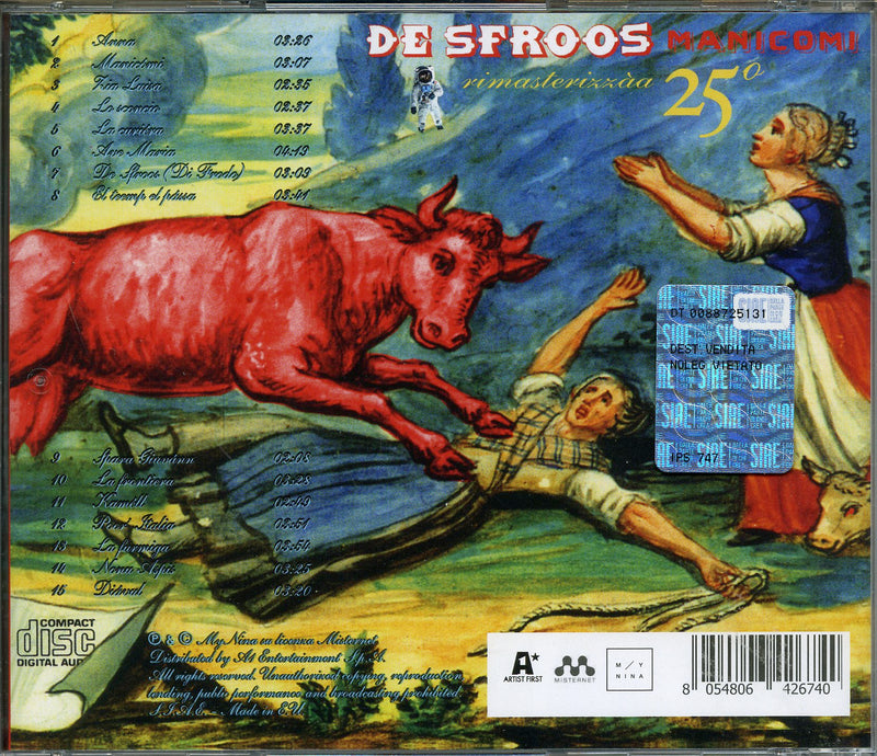 De Sfroos - Manicomi Cd 8054806426740