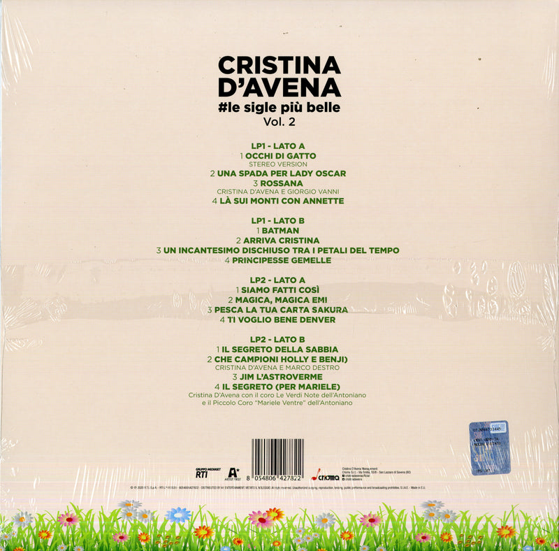 D'Avena Cristina - Le Sigle Piu' Belle Vol.2 (180 Gr.) Lp 8054806427822