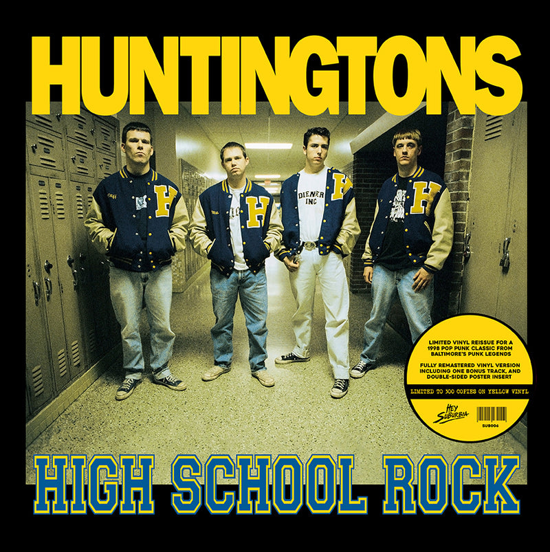 Huntingtons - High School Rock (Yellow Vinyl) Lp 8055515232110