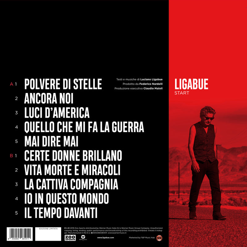 Ligabue - Start (Vinile Bianco) Lp 8055965961011