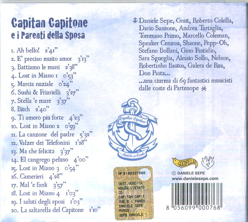 Sepe Daniele - Capitan Capitone E I Parenti Della Sposa Cd 8056099000768