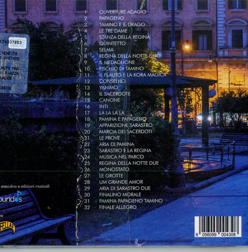 Orchestra Di Piazza Vittorio - Il Flauto Magico Di Piazza Vittorio Cd 8056099004308