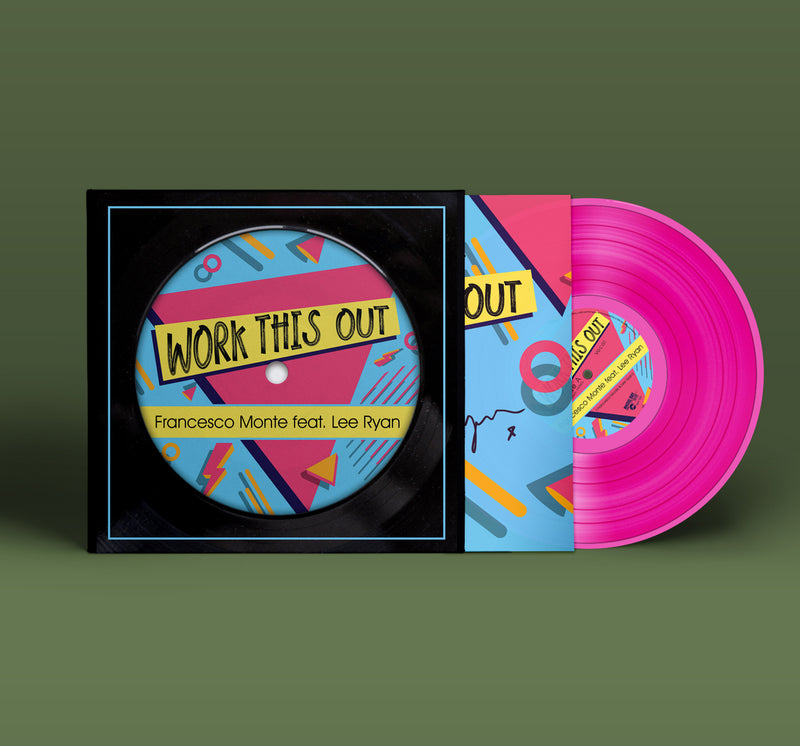 Monte Francesco - Work This Out 12" Numerato, Autografato Vinile Rosa,Foto + T-Shirt Lp 8056099005275