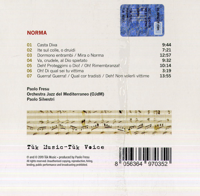 Fresu Paolo - Norma Cd 8056364970352