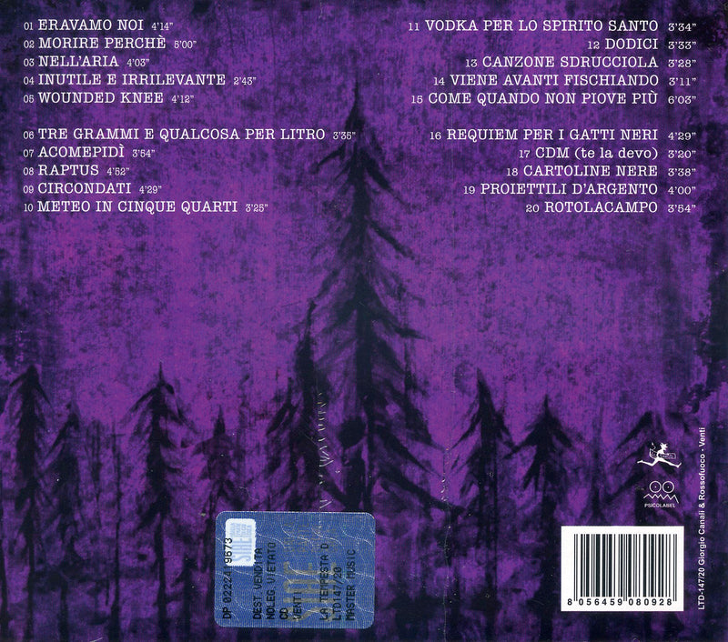 Canali Giorgio & Rossofuoco - Venti Cd 8056459080928