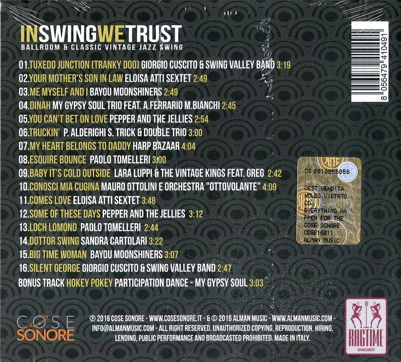 Compilation - In Swing We Trust (Digipack) Cd 8056479410491