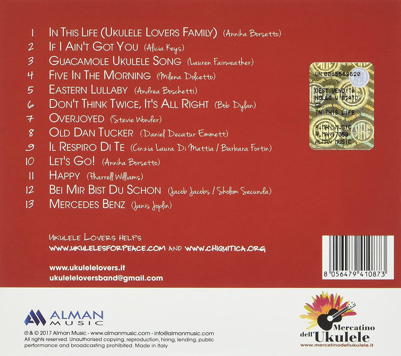 Ukulele Lovers - In This Life Cd 8056479410873