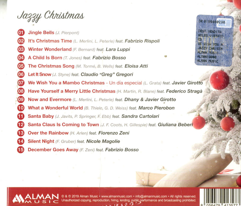 New Project Orchestra - We Wish You A Jazzy Christmas Cd 8056479413577