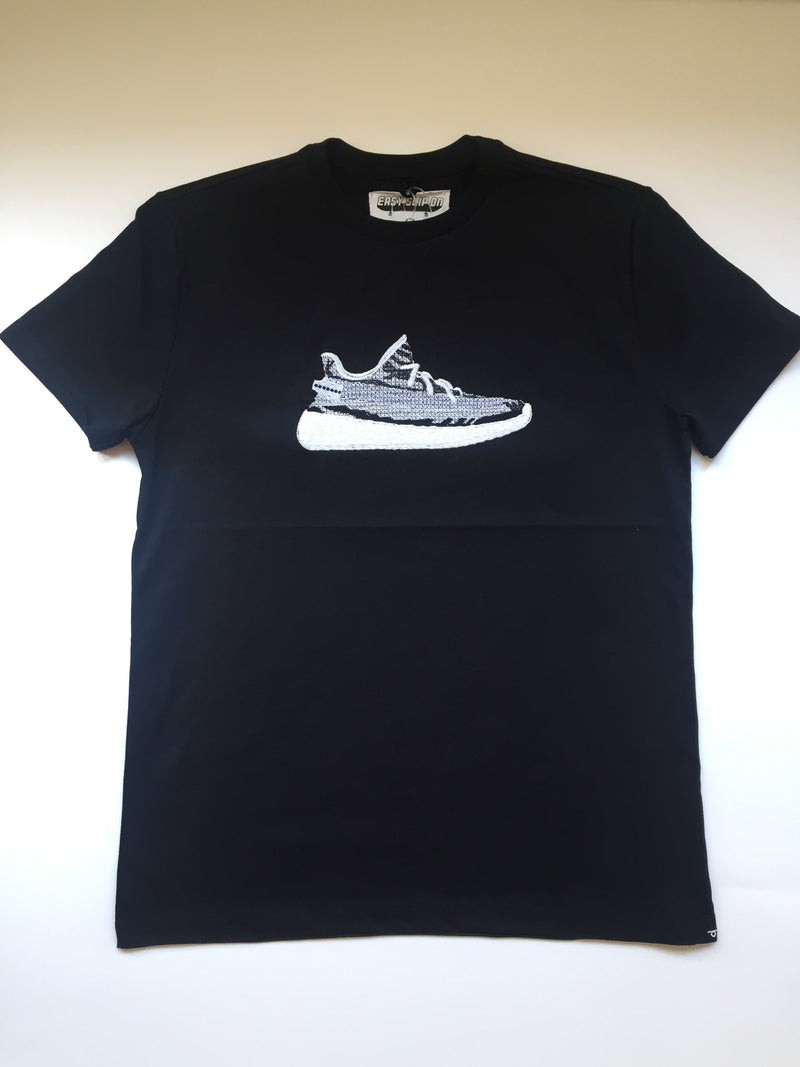 T-Shirt Con Ricamo Sneakers - T-Shirt S Nera Yeezy (Uomo)