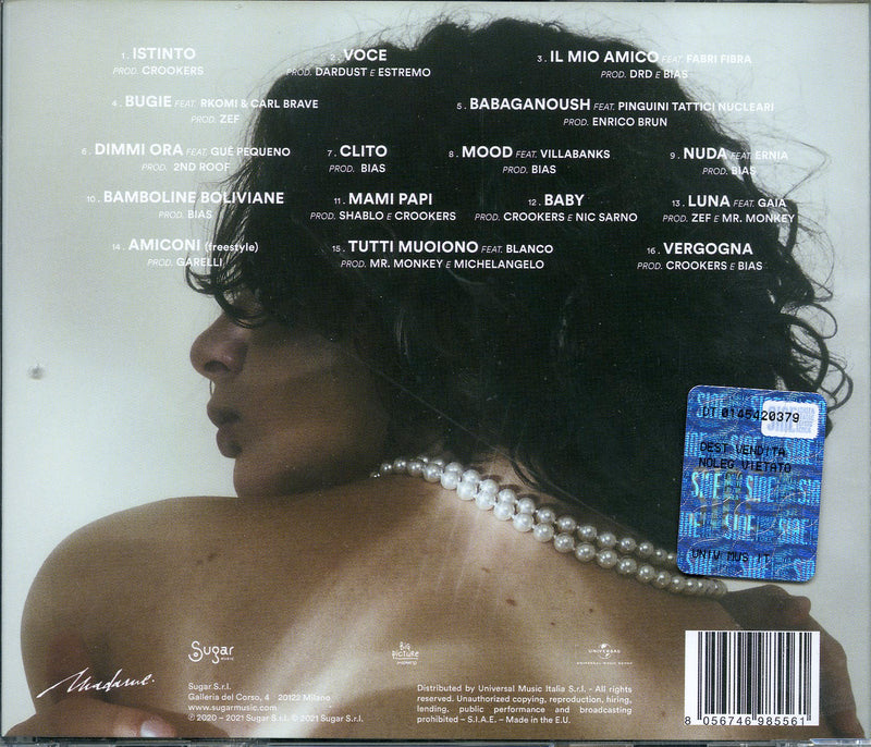 Madame - Madame (Sanremo 2021) Cd 8056746985561
