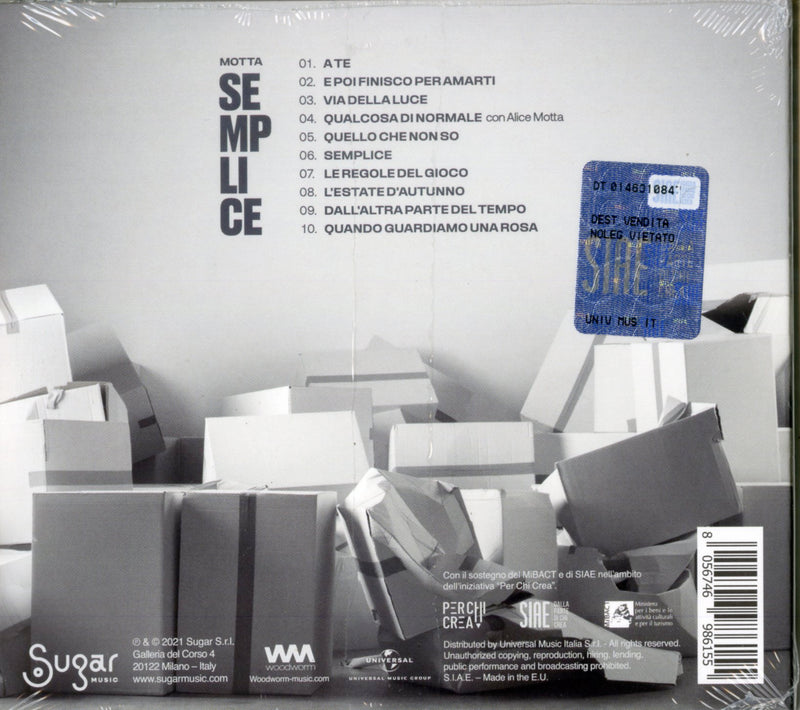 Motta - Semplice (Digipack) Cd 8056746986155