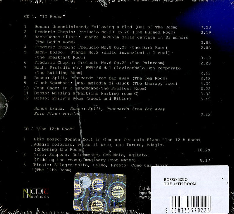 Bosso Ezio - The 12Th Room Cd 8058333570228
