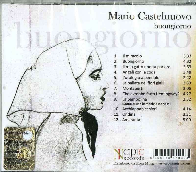 Castelnuovo Mario - Buongiorno CD 8058333570303