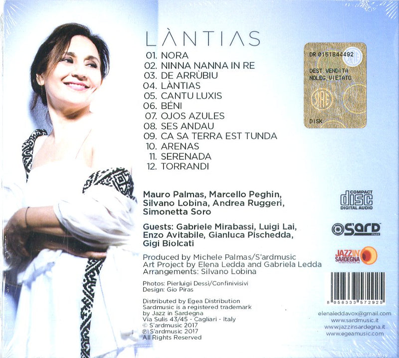 Ledda Elena - Lantias CD 8058333572925