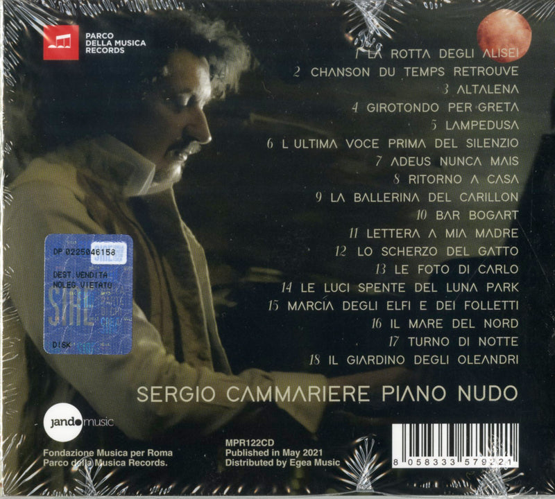 Cammariere Sergio - Piano Nudo (Digipack) Cd 8058333579221