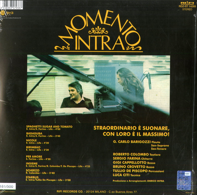 Intra Enrico - Momento (180 Gr. Limited Edt. Numbered) Lp 8058333579337