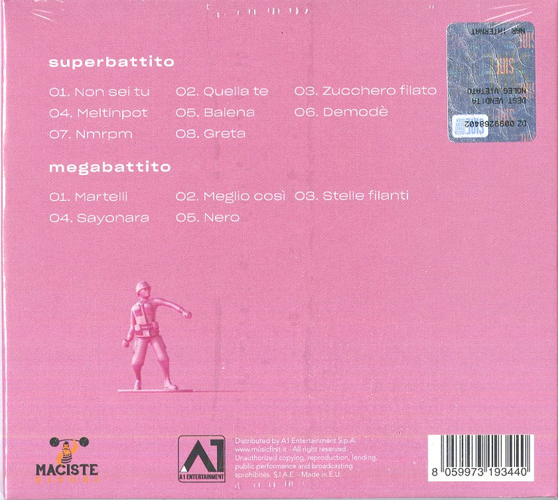 Gazzelle - Megasuperbattito (2 Cd Digipak) Cd 8059973193440