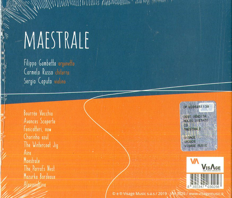 Gambetta Filippo, Russo Carmelo, Caputo Sergio - Maestrale CD 8392347030256