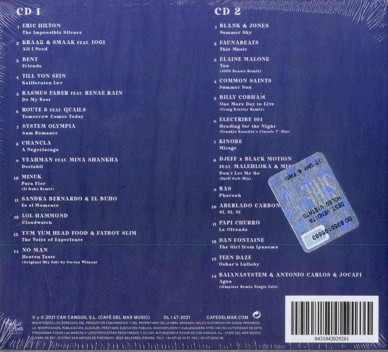 Compilation - Cafe' Del Mar 27 Cd 8431042029261