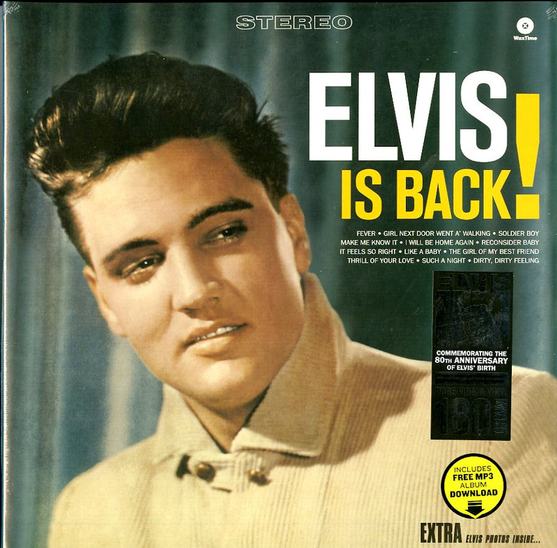 Presley Elvis - Elvis Is Back! (180Gr.) Vinile LP - Vinyl record 8436542018838