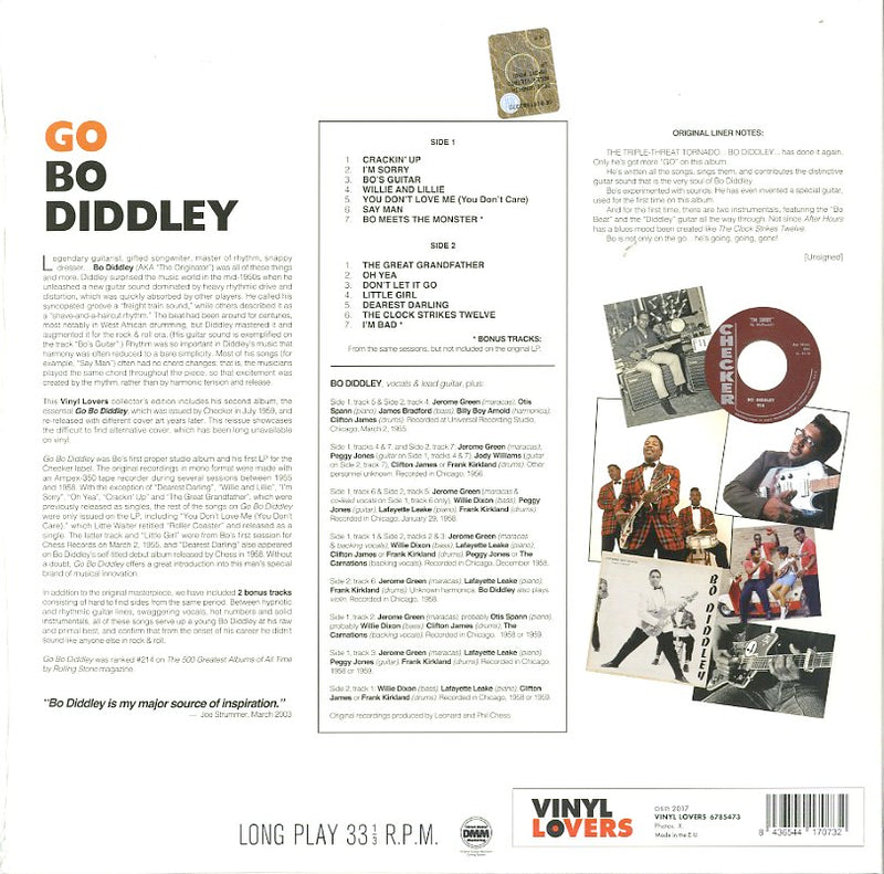 Diddley Bo - Go Bo Diddley Lp 8436544170732