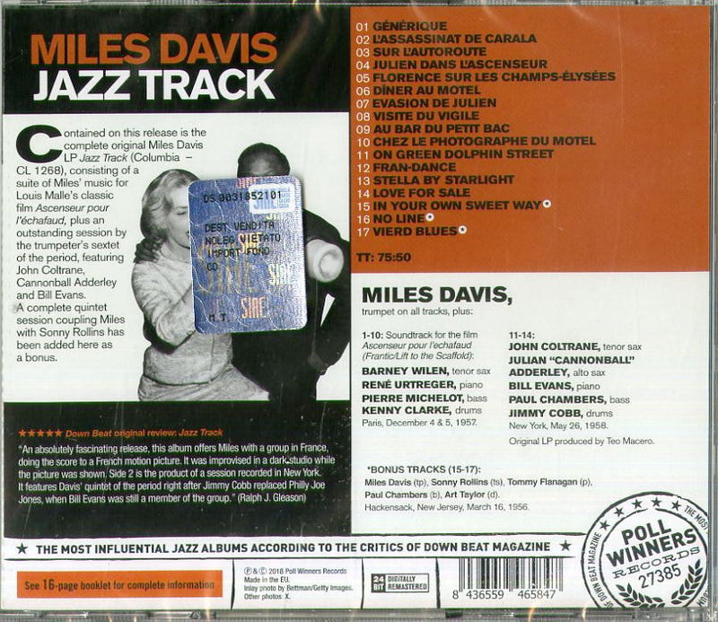 Davis Miles - Jazz Track Cd 8436559465847