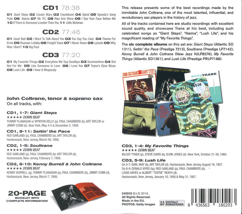 Coltrane John - Essential Original Albums Cd 8436563180293