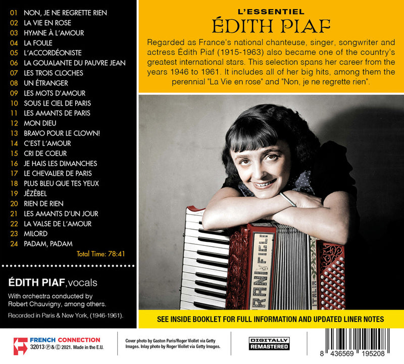 Piaf Edith - L'Essentiel De Edith Piaf (Digipack) Cd 8436569195208