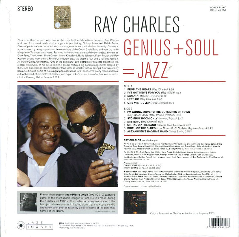 Charles Ray - Genius + Soul = Jazz Vinile LP - Vinyl record 8437016248270